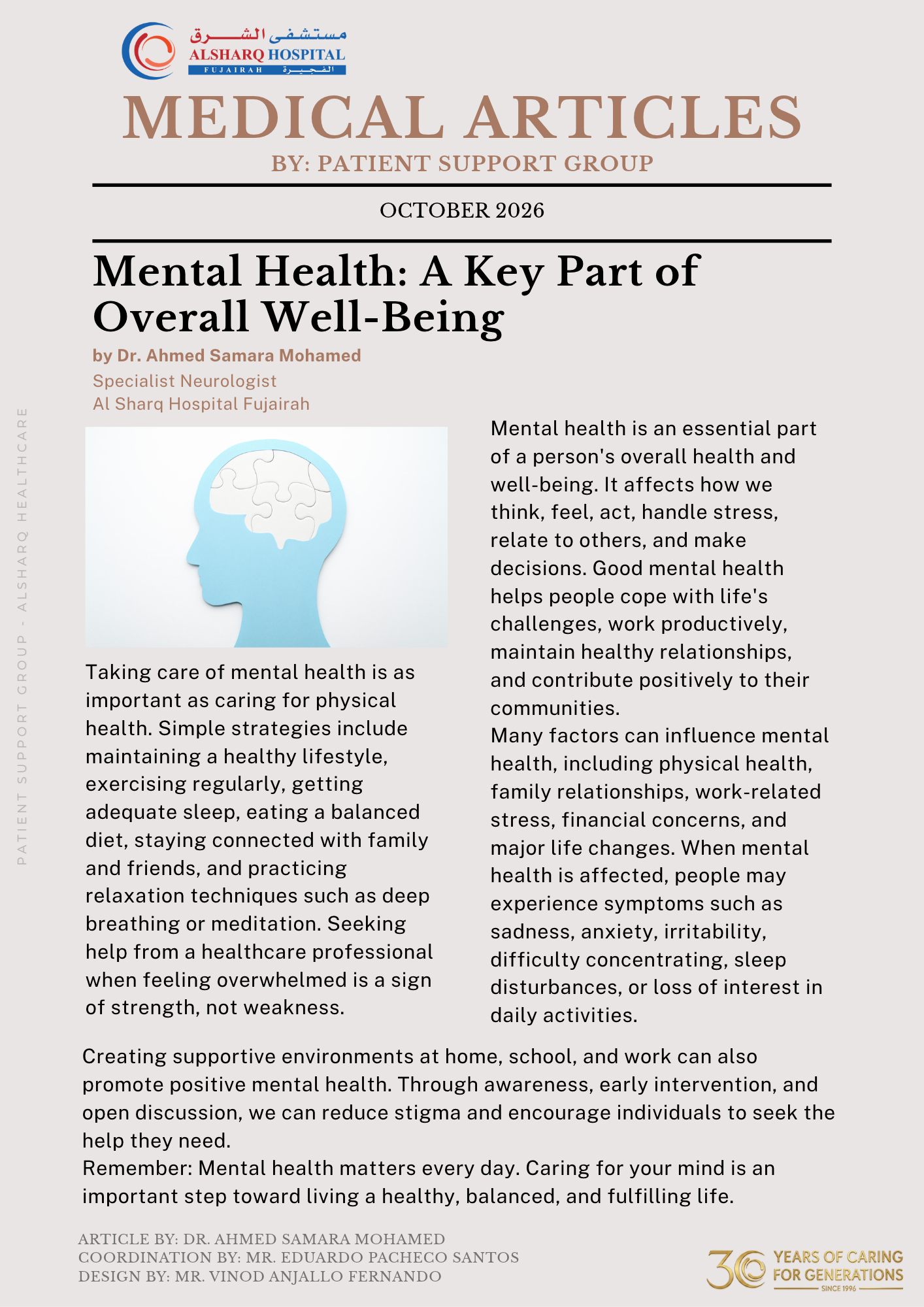 A Key Part of Overall Well-Being