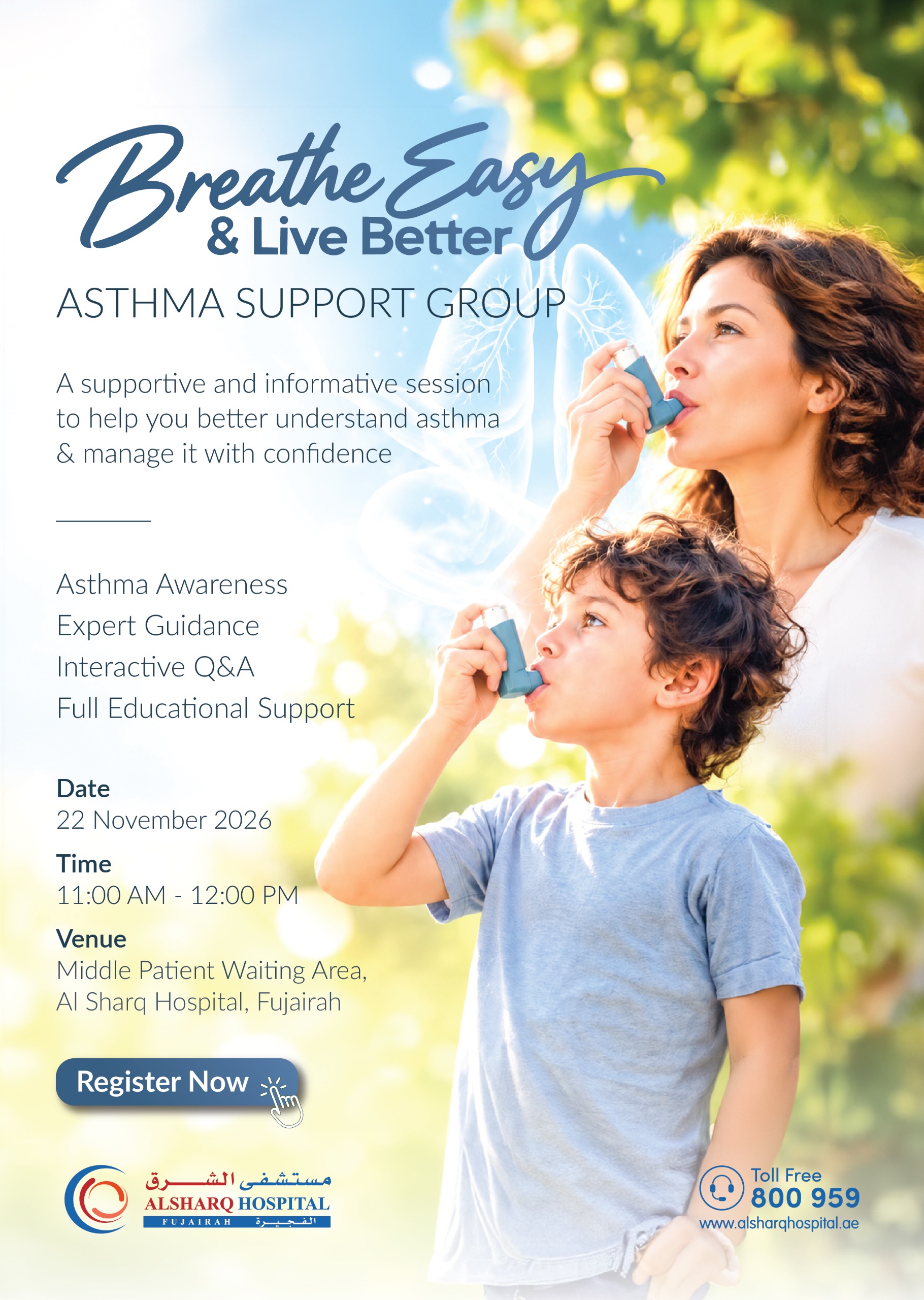 Breathe Better: Join Our Free Asthma Wellness Session